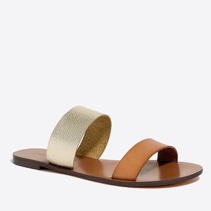 J Crew Factory Mixed-Textured BoardWalk Sandals